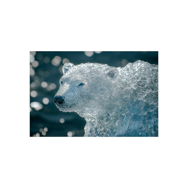 "Majestic Ice Crystal Polar Bear"