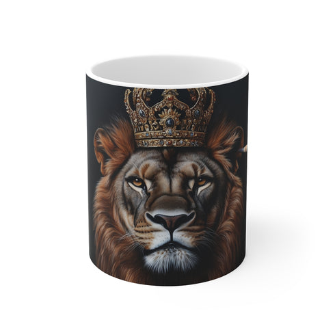Majestic Lion Crown Coffee Mug