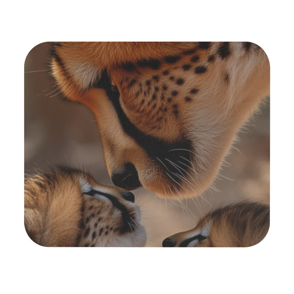 Majestic Mother Cheetah Mouse Pad