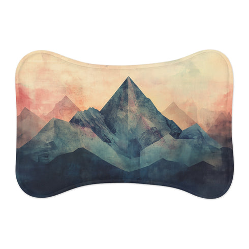 "Majestic Mountain Grunge Pet Mat"