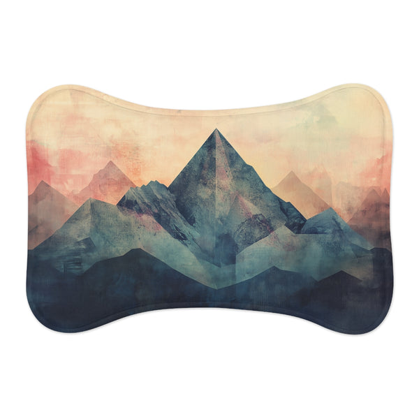"Majestic Mountain Grunge Pet Mat"