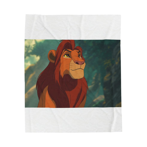 "Majestic Mufasa Lion King Blanket"