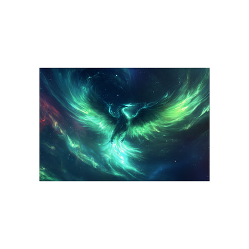 "Majestic Northern Lights Phoenix Display"