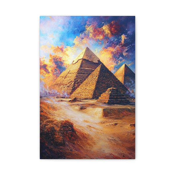 Majestic Pyramids of Giza Painting