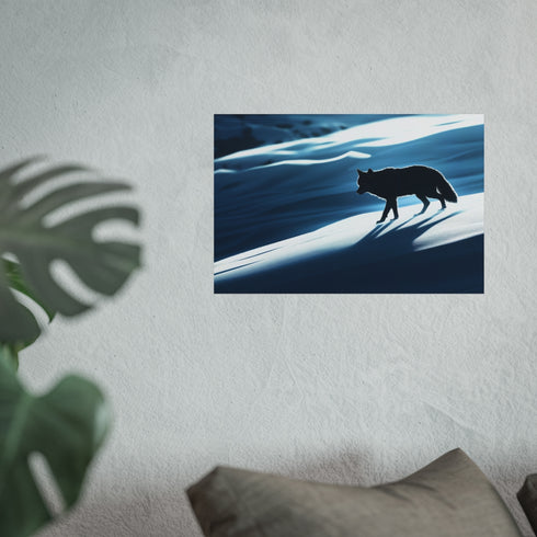 Majestic Shadow Wolf Aurora Dune.