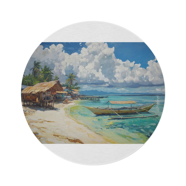 Malapascua Island Round Rug Masterpiece