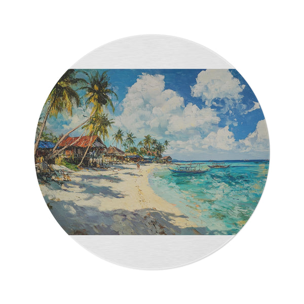 "Malapascua Island Round Rug"