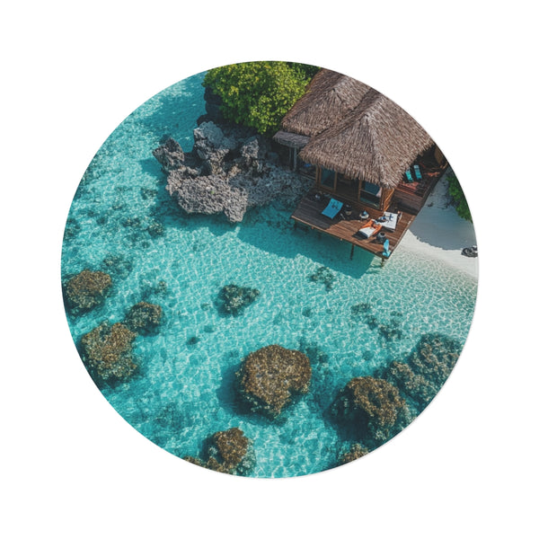 Maldives Blue Sea Crystal Rug