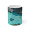 "Maldives Blue Sea Glass Mug"