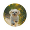 "Maltese Bliss Round Rug"