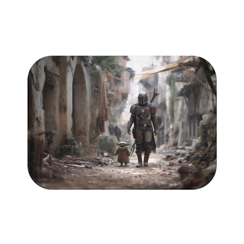 Mandalorian Grogu Bath Mat Design