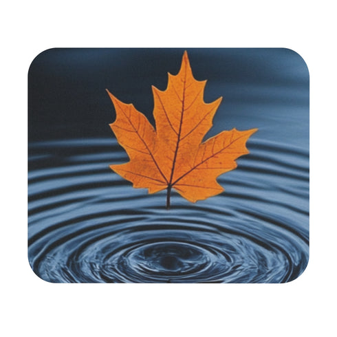 Maple Leaf Water Ripple Mousepad