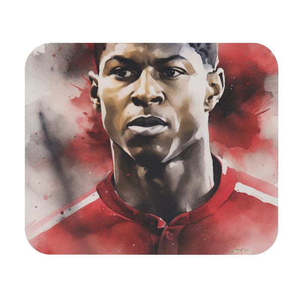 Marcus Rashford Watercolor Mouse Pad