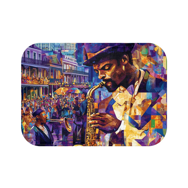 Mardi Gras French Quarter Bath Mat