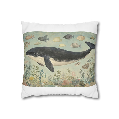 "Maritime Masterpiece Pillowcase: Ocean Life 18th Century"