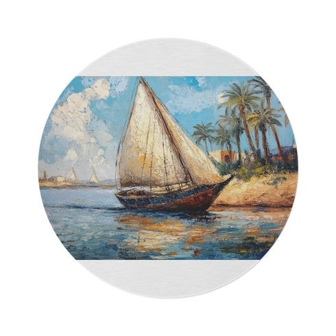 "Marsa Alam Nile Felucca Rug"