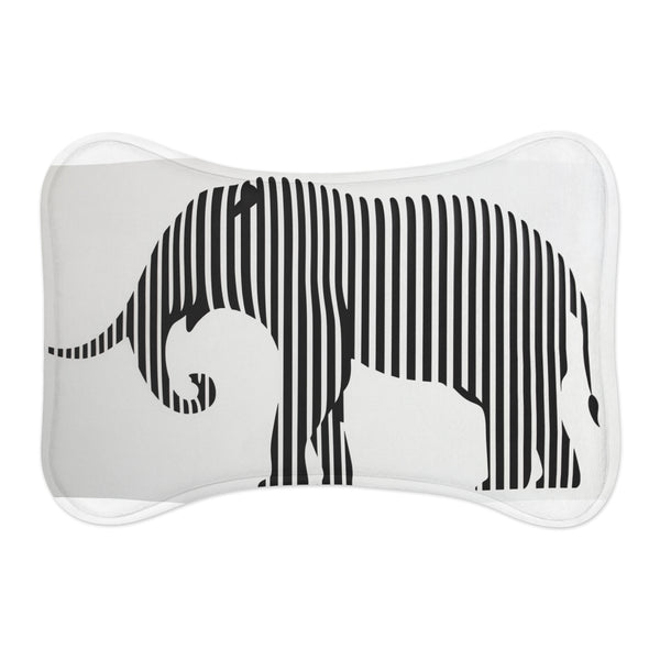 "Marty Dog Elephant Silhouette Mat"