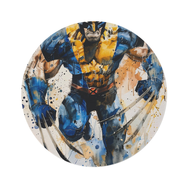 "Marvelous Wolverine Round Rug"