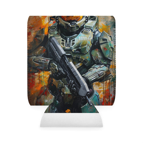 Master Chief Painted Can Cooler