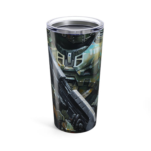 Master Chief Painting Water Bottle