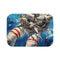Master Oil Painting with Beautiful Compos Luxury Memory Foam Bath Mat - Top View