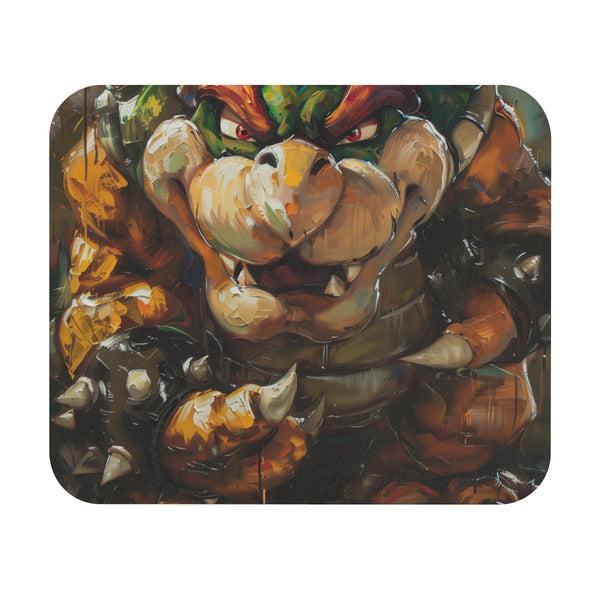 Masterful Bowser Painting Mouse Pad