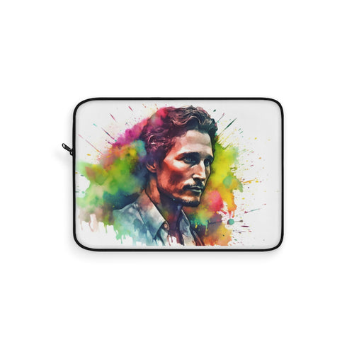 "Matthew McConaughey Neon Watercolor Sleeve"