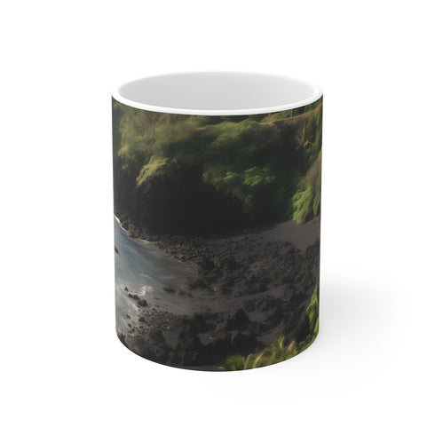 "Maui Magic: Hawaiian Paradise Mug"
