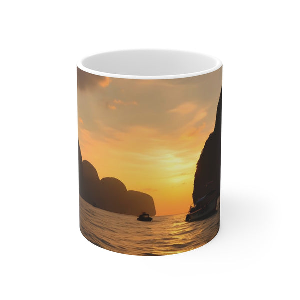 "Maya Bay Sunset Bliss Mug"