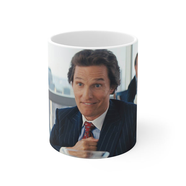"McConaughey Mug: Wolf of Wall Street"