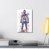Canvas print of McGregor victory in watercolor, UFC champion dynamic detail.
