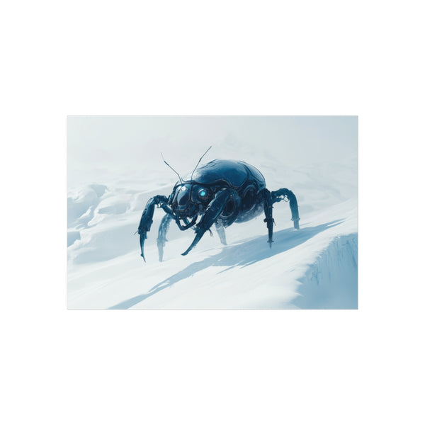 Mech Beetle Ice Dunes Poster