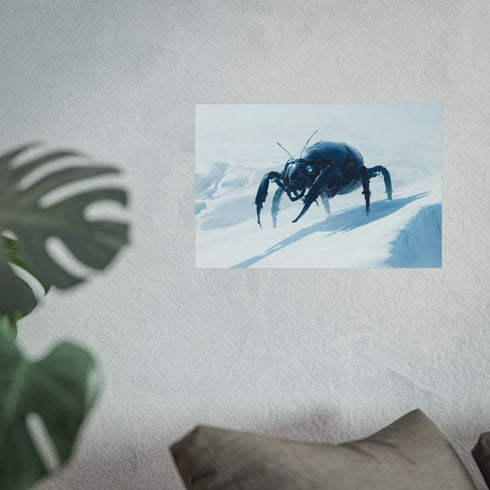 Mech Beetle Ice Dunes Poster