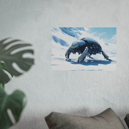 Mech Beetle on Ice Dunes