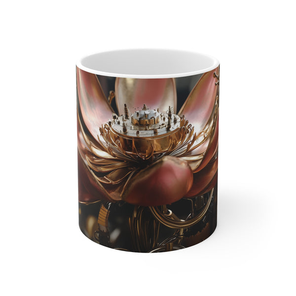 Mechanical Lotus Bloom Coffee Mug