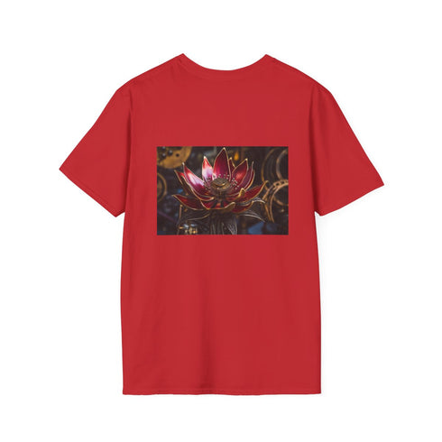 Mechanical Lotus Blooming T-Shirt Design