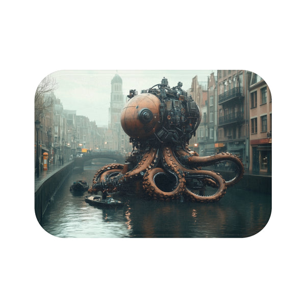 Mechanical Octopus Bath Mat City