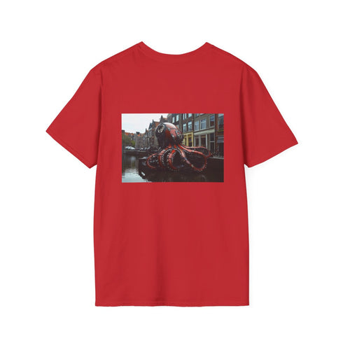 Mechanical Octopus T-Shirt City Canal
