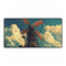 Mechanical Windmill Generating Gravity — XL & XXL Desk Mat — Full Top-Down Artwork View