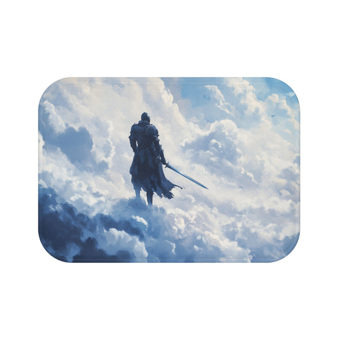 Medieval Knight Cloud Bath Mat