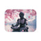 Meditating Robot Monk Bath Mat
