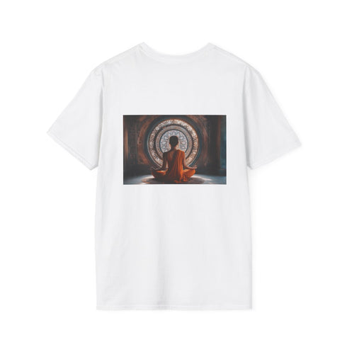 Meditating Woman Mandala Graphic T-Shirt