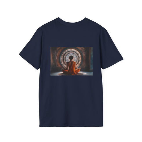 Meditating Woman Mandala Graphic T-Shirt