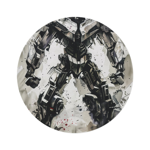 "Megatron Transformer Round Rug: Unleash Power!"