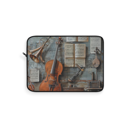 "Melodic Music Notes Laptop Sleeve"