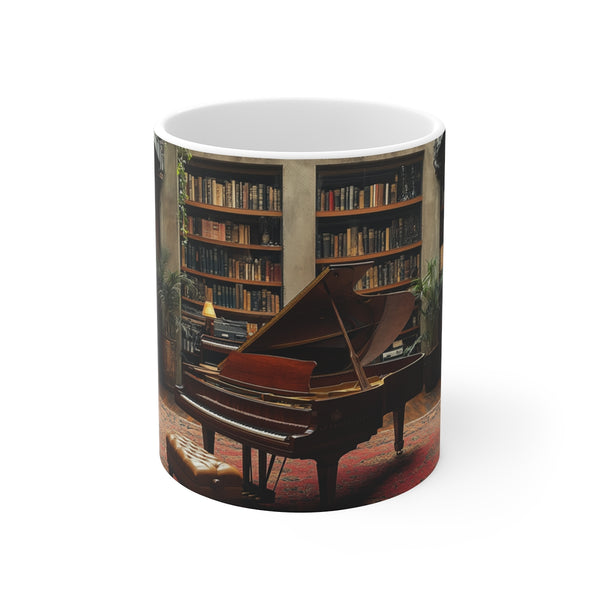 "Melodic Piano Serenade Mug"