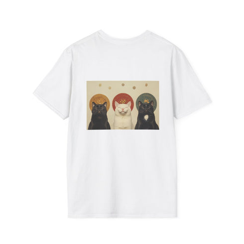 Meow Trio Cat Triptych Shirt