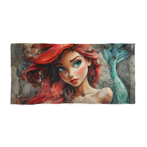 "Mermaid Dreams Beach Towel: Dive into Adventure"