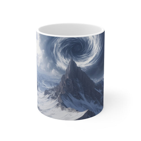 Mesmerizing Vortex Mountain Peak Mug