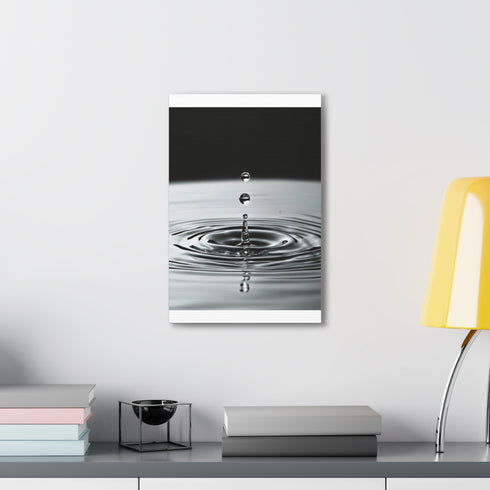 Canvas art: Mesmerizing Waters Ripples Beauty - 18" x 12" variant